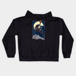 Sleepy Hollow Headless Horseman Graphic Design Kids Hoodie